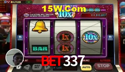 Interface moderna da plataforma Bet337